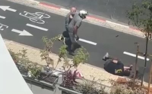 شاهد: لحظة اعدام منفذ عملية الدهس في تل أبيب